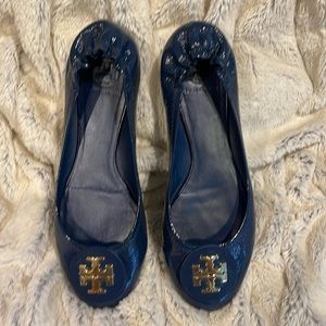 TORY BURCH  Blue flats size 11